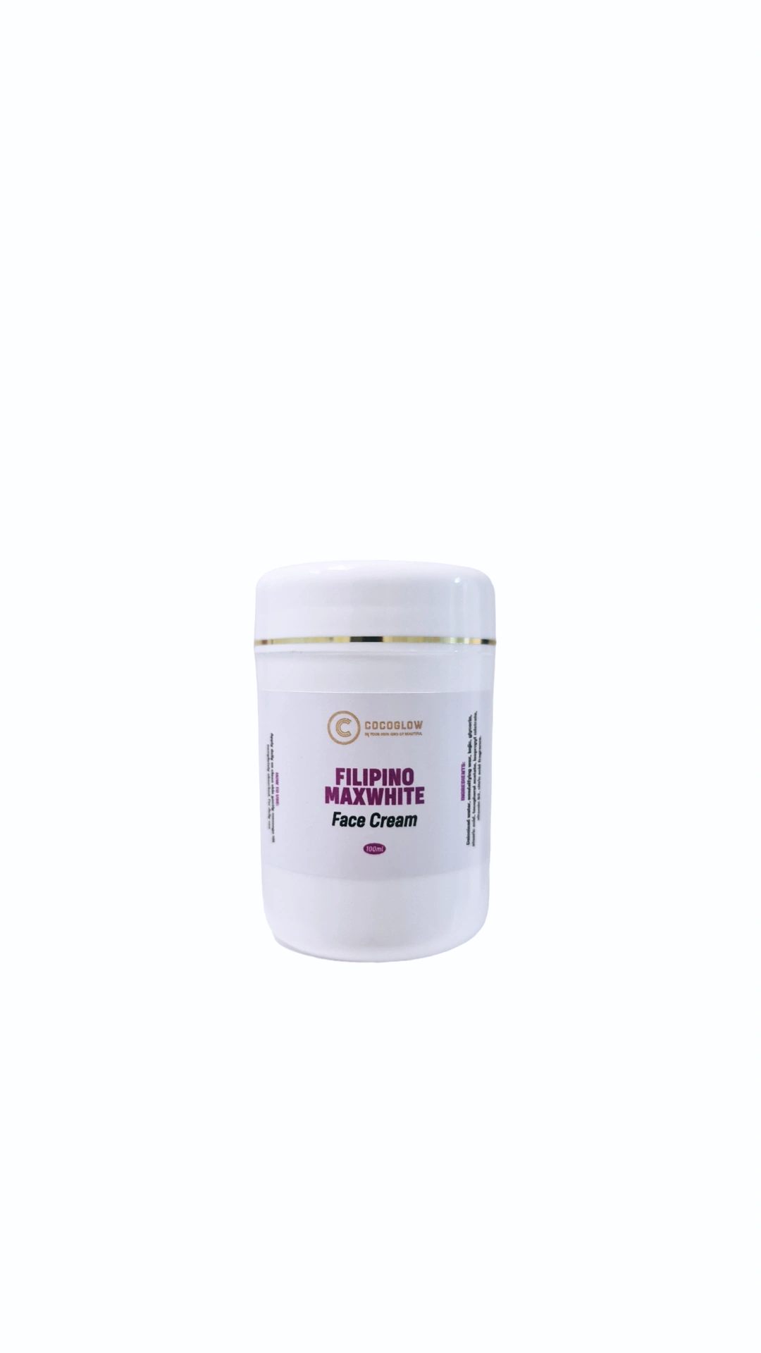 Filipino maxwhite face cream