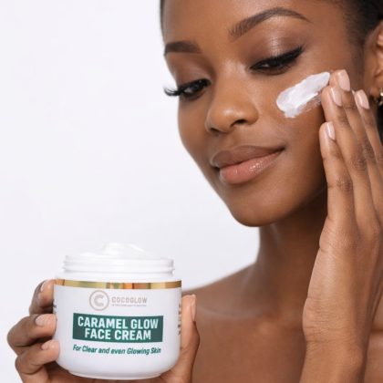 Caramel glow face cream